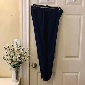 Navy Track Trouser Pants